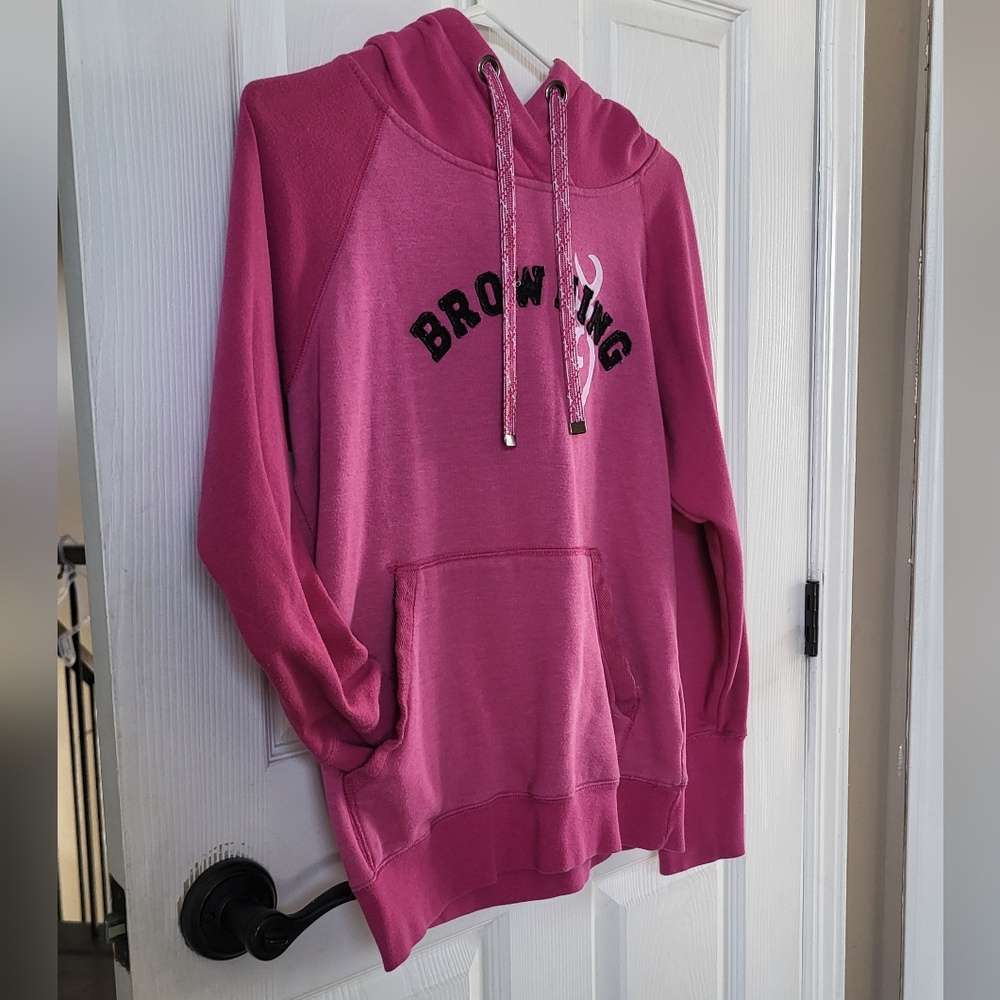Browning Women's Pink Hooded Sweater